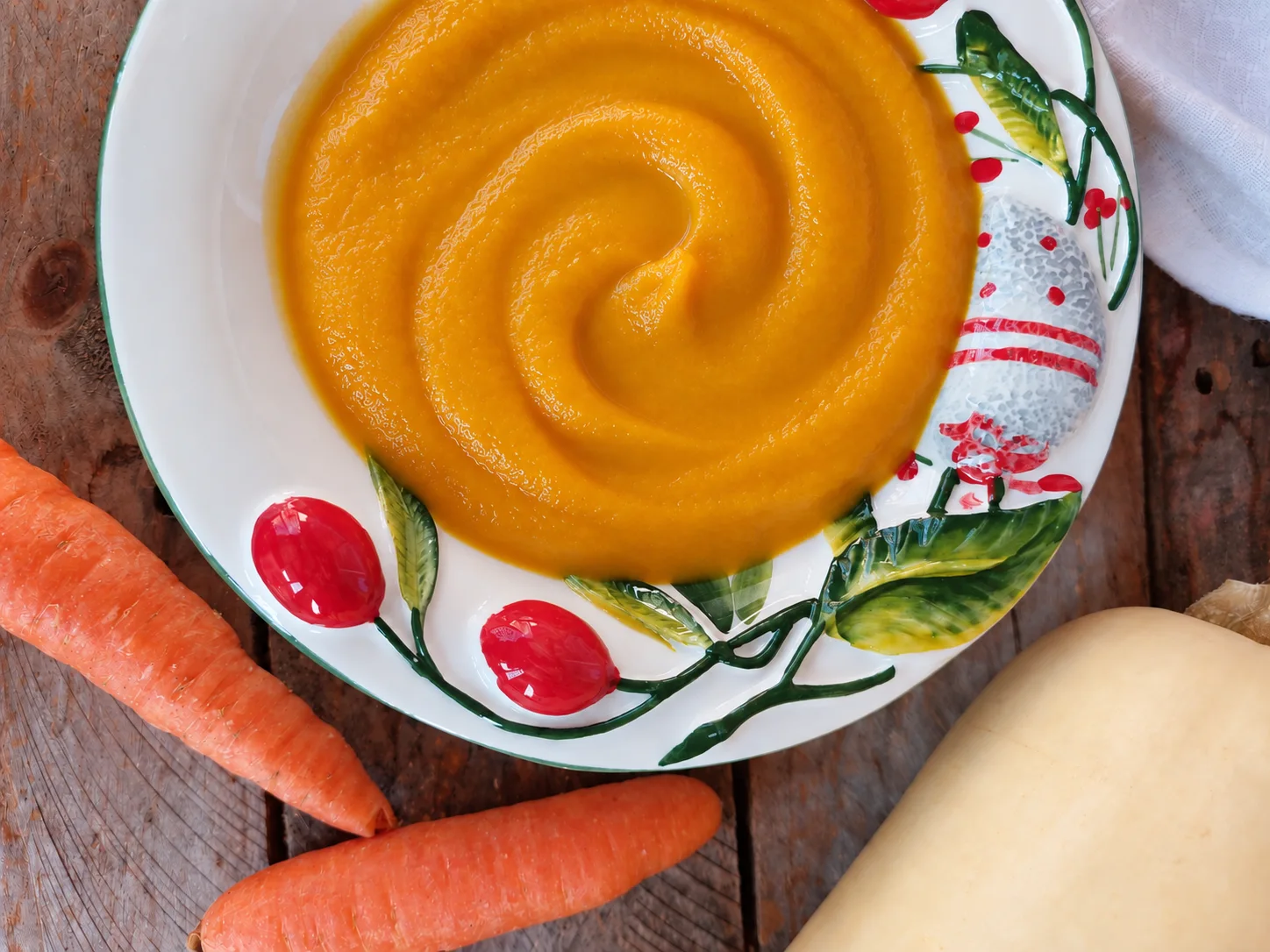 vellutata di zucca e carote bimby