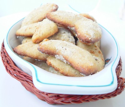 Vanillekipferl: biscotti <span class=