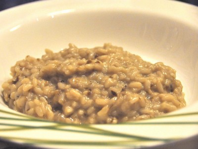 Risotto con radicchio trevigiano e taleggio