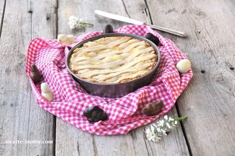 Pastiera napoletana Bimby ricetta tradizionale con grano cotto