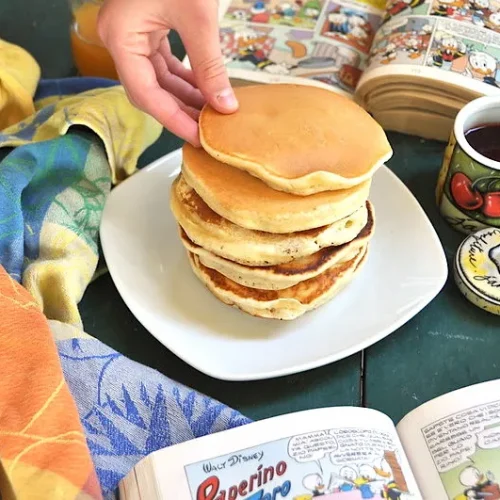 Pancake Bimby soffici e spugnosi
