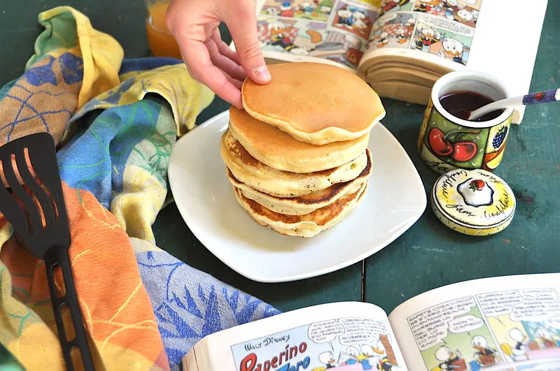 Pancake Bimby soffici e spugnosi