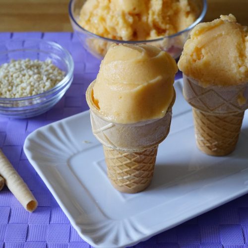 Gelato Bimby alla pesca