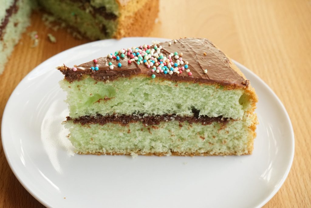 Torta menta e nutella