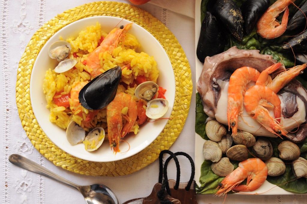 Paella di pesce