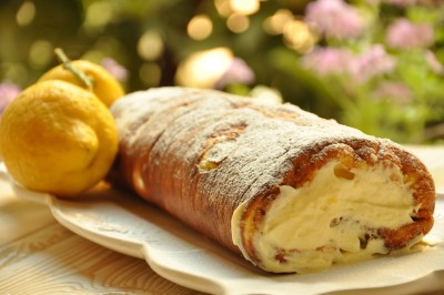 Rotolo con crema al limone