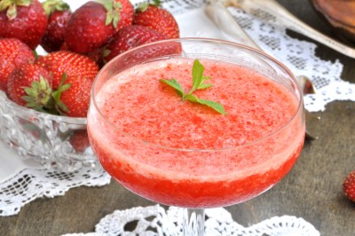 Granita alla fragola