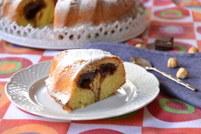 Ciambellone alla nutella e mascarpone