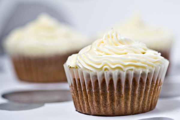 Cupcake al cioccolato bianco