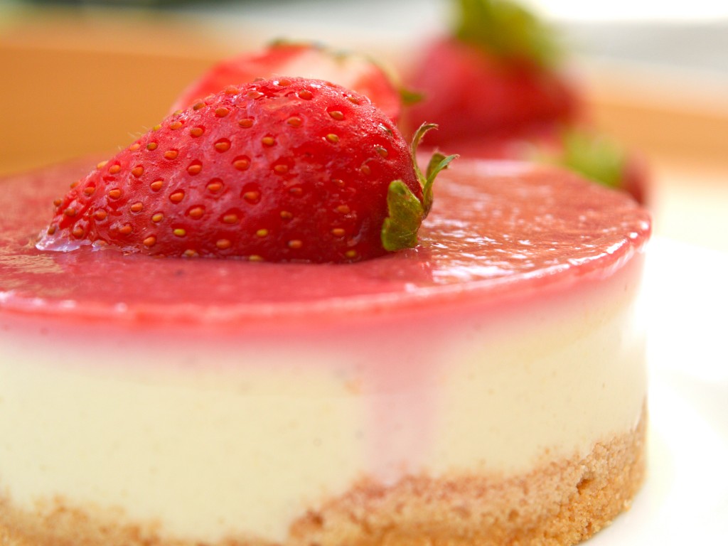 Cheesecake vegan alle fragole