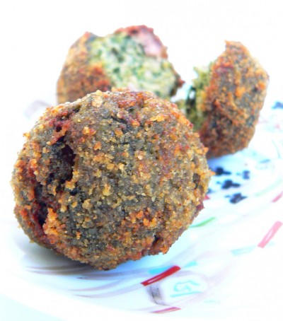 Polpette di carne e spinaci