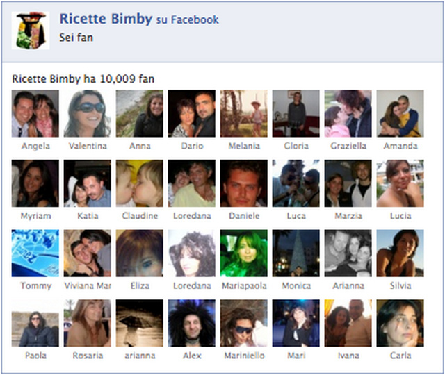 Ricette Bimby su Facebook: 10.000 fan