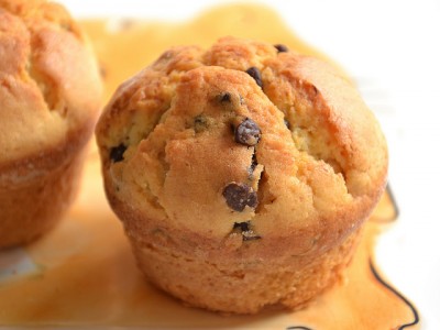 Muffin con gocce di cioccolato