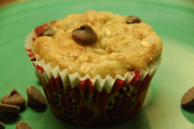 Muffin con ricotta e cioccolato