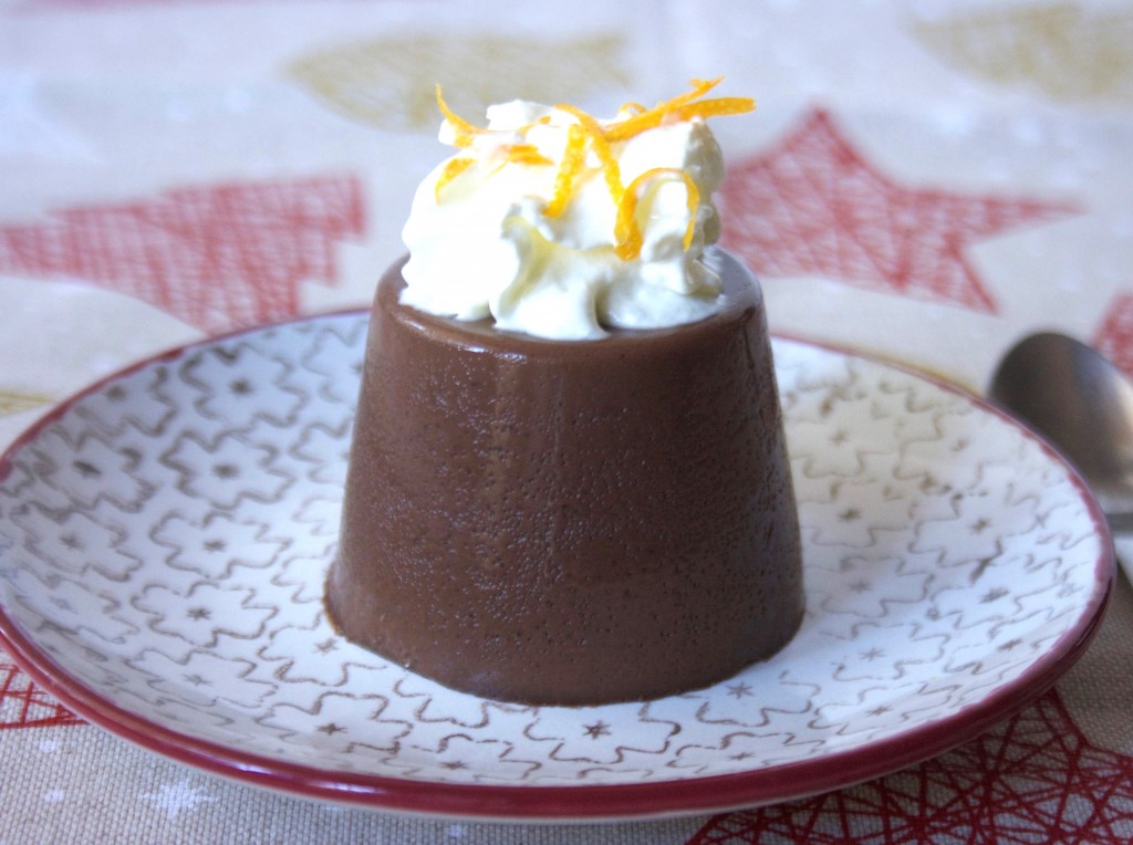 Panna cotta cioccolato e arancia