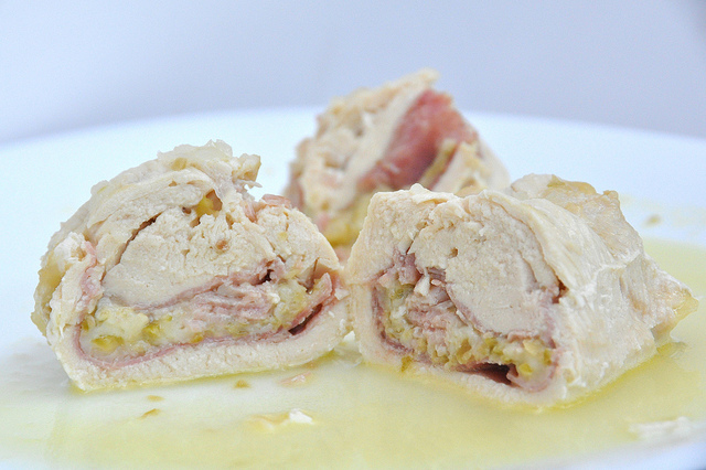 Involtini di pollo al vapore