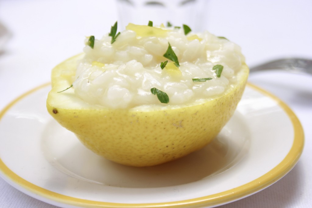 Risotto al limone