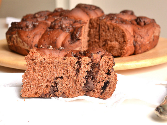 Torta di rose al cioccolato