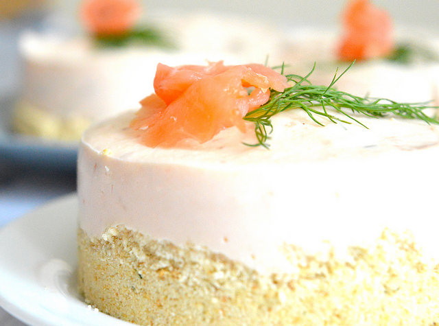 Cheesecake al salmone