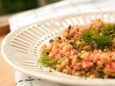 Insalata di orzo fredda