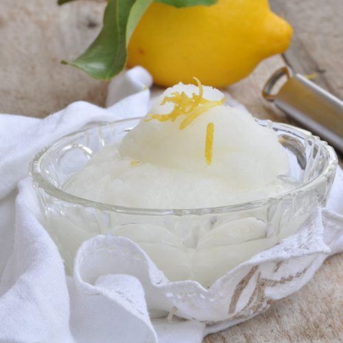 sorbetto al limone bimby