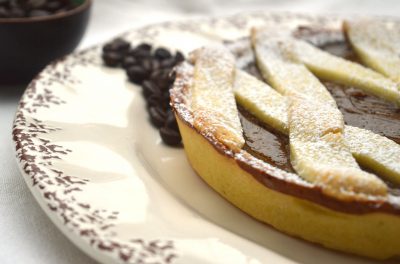 Crostata con crema al caffè