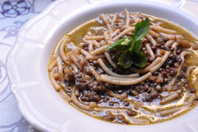 Pasta e lenticchie con il Bimby