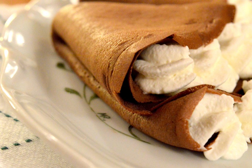 Crepes al cacao