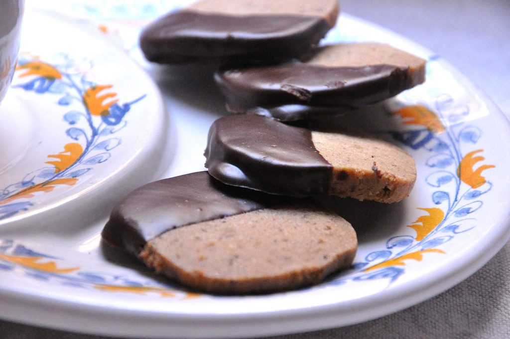 Biscotti pistacchio e cioccolato
