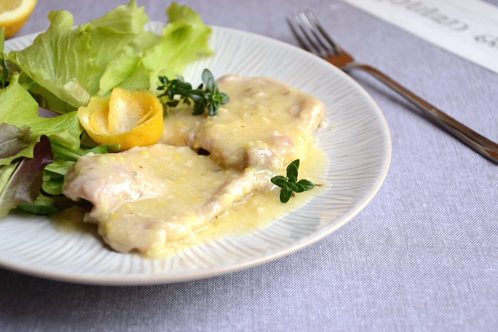 Scaloppine di lonza al limone