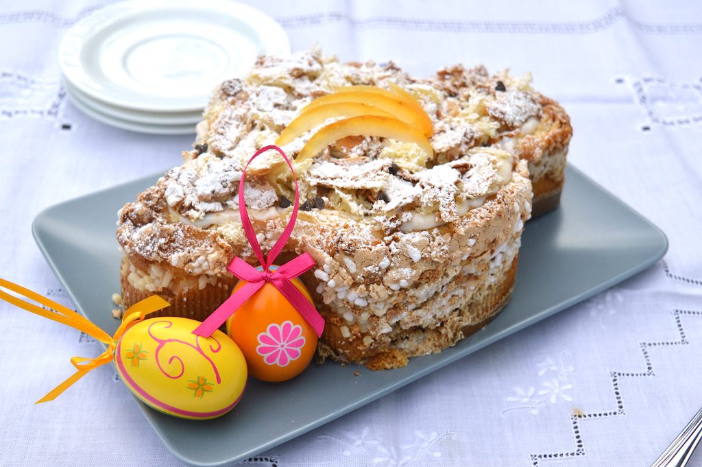 Colomba farcita con ricotta