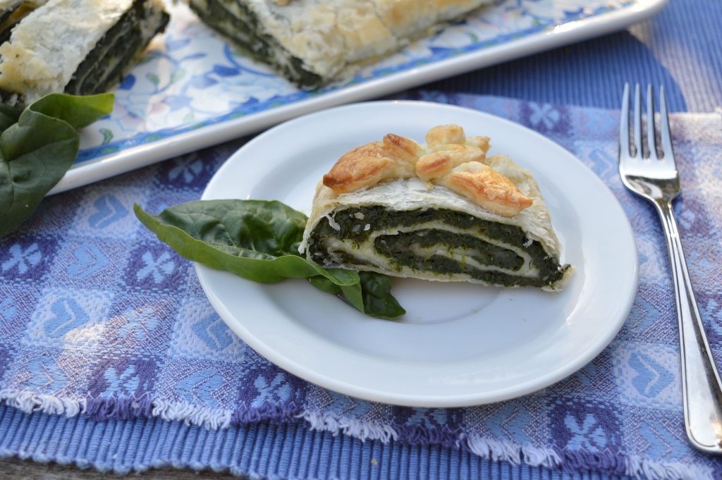 Strudel di spinaci