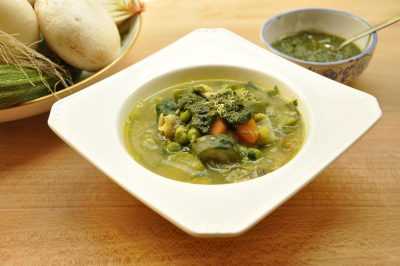 Minestrone di verdure e legumi