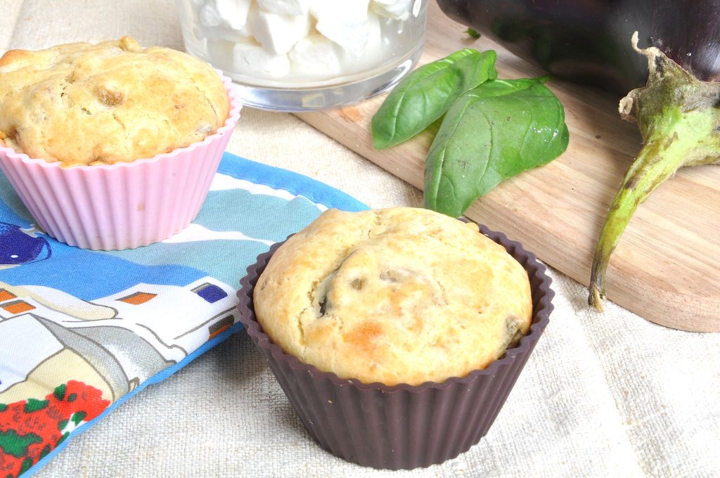 Muffin melanzane e feta