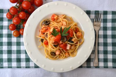 Spaghetti al pesce spada