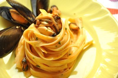 Pasta con le cozze