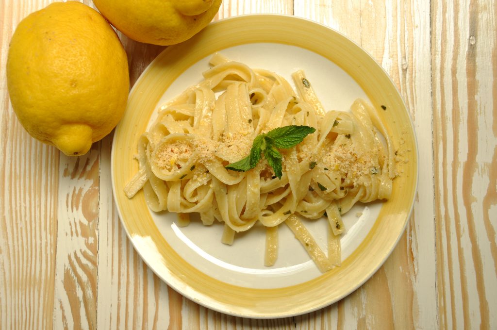 Pasta limone e menta