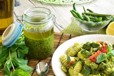 Pesto menta e pistacchi