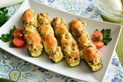 Zucchine ripiene al tonno