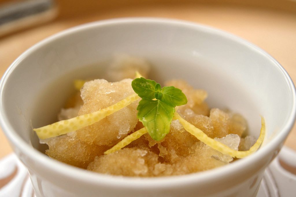 Granita al tè verde