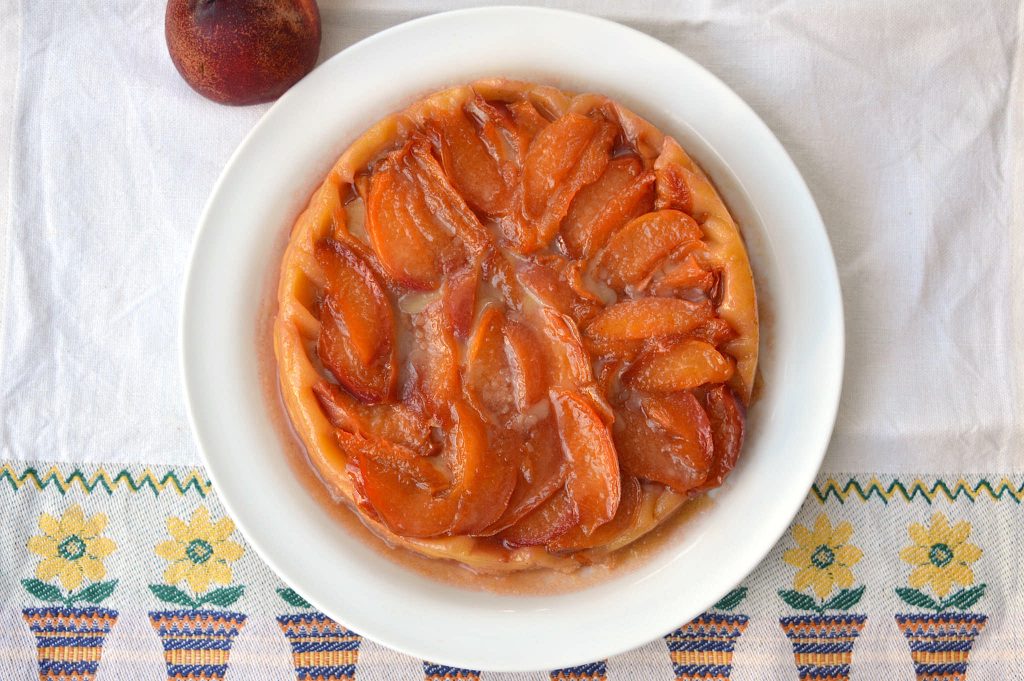 Tarte tatin alle pesche