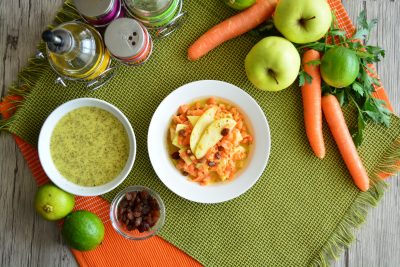 Insalata di carote e mele