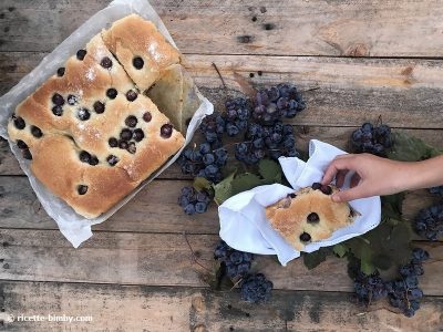 Schiacciata all’uva Bimby (ciaccia)