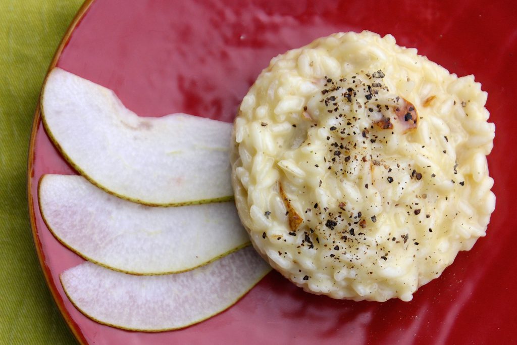 Risotto pere e taleggio