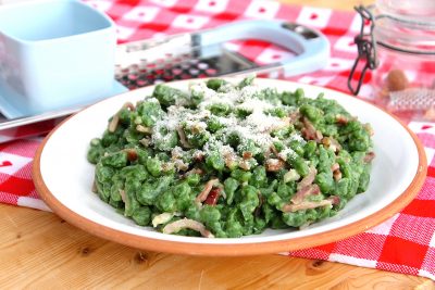 Spatzle agli spinaci