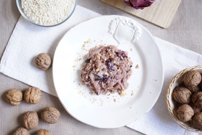 Risotto radicchio e noci Bimby