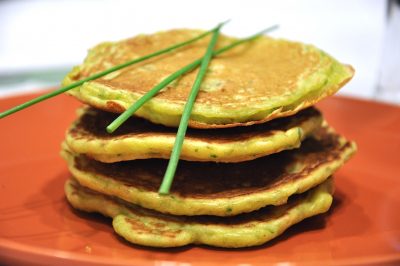 Pancake salati alle erbe