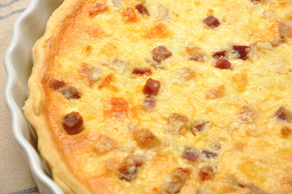 Quiche prosciutto e formaggio