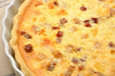 Quiche prosciutto e formaggio