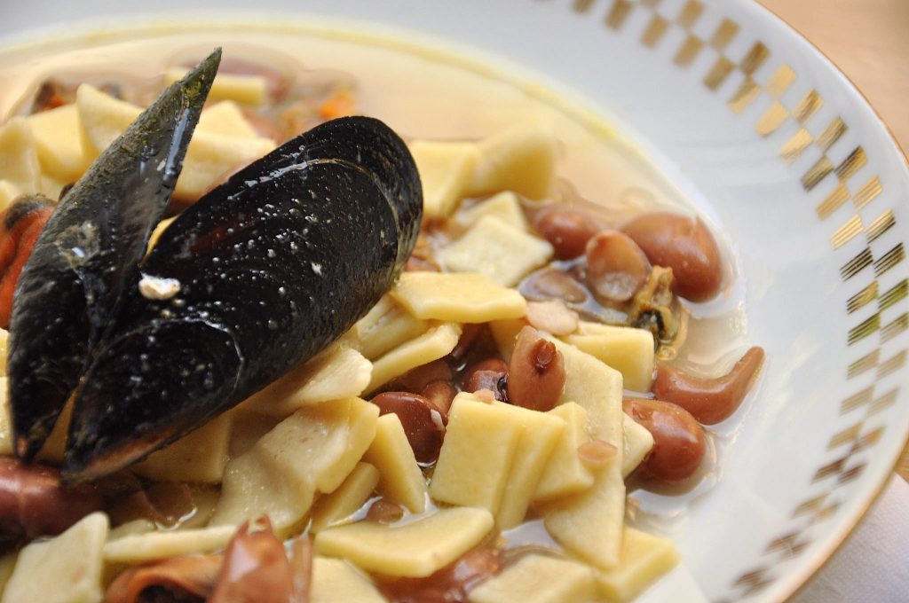 Pasta fagioli e cozze